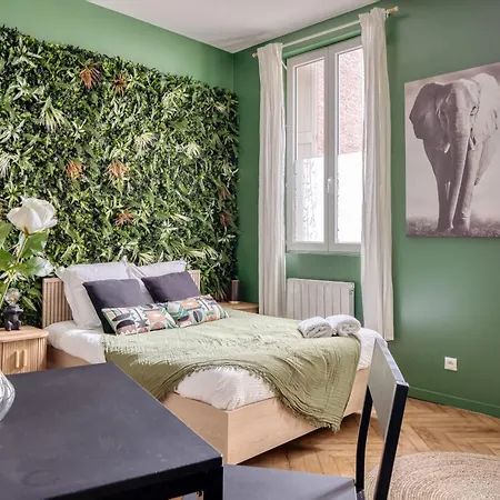Chez Guillaume - Jungle Renove Balneo A La Gare Apartmán *