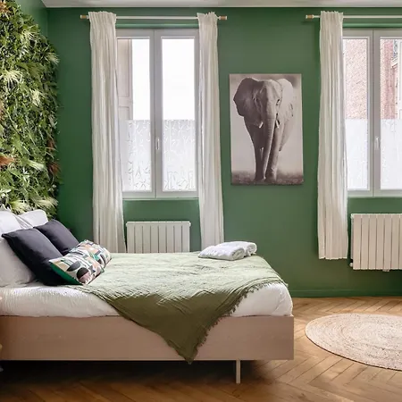 Chez Guillaume - Jungle Renove Balneo A La Gare Apartment Rouen