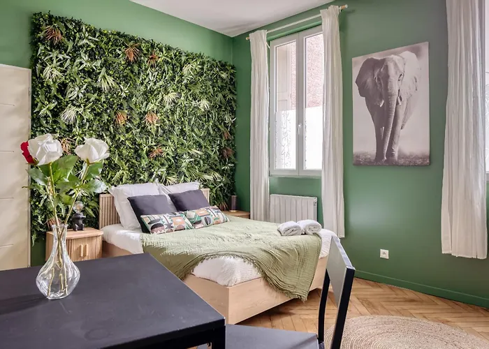 Jungle Rénové Balnéo à La Gare Appartamento *